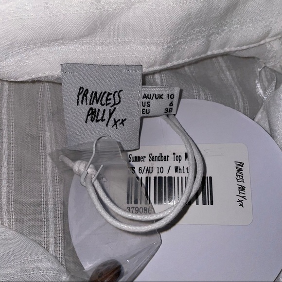 Princess Polly Summer Sandbar Top White - Picture 4 of 9